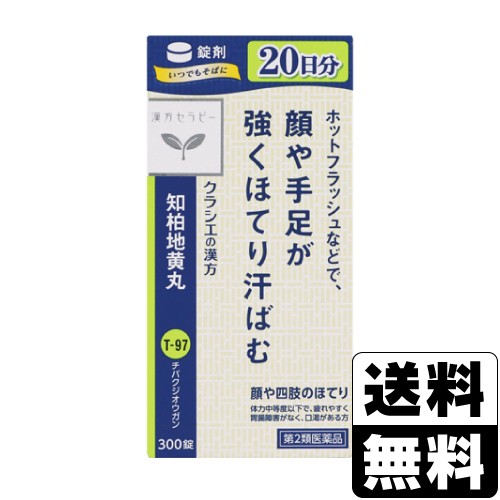 他サイト： 【第2類医薬品】[クラシエ]漢方セラピー 知柏地黄丸料エキス錠 300錠入の商品画像