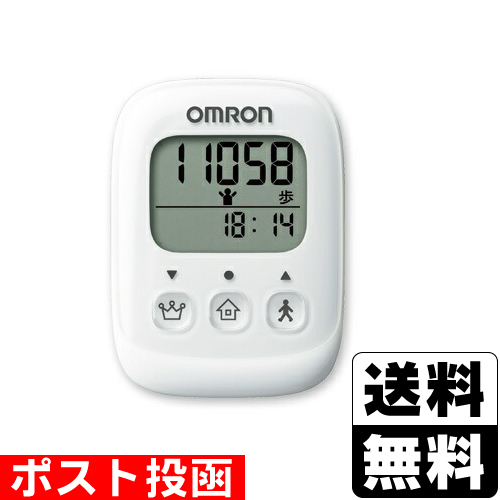 他サイト： ■ポスト投函■[オムロン]歩数計 ホワイト (HJ-325)の商品画像