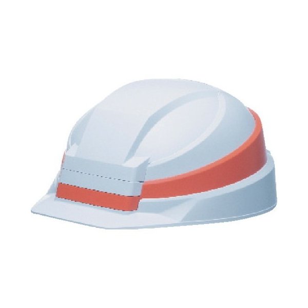 他サイト： DIC 折リタタミヘルメット IZANO2 ホワイト/オレンジライン KP IZANO2AA21WOKP(代引不可)【送料無料】の商品画像