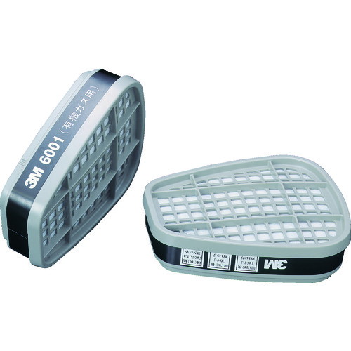 他サイト： 3M 防毒マスク用吸収缶 6001 2個入り(代引不可)の商品画像