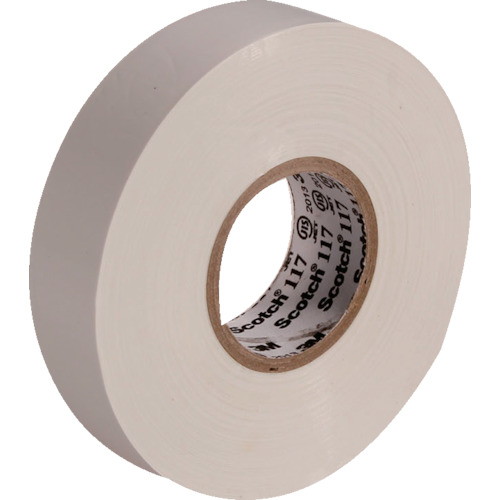 他サイト： 3M ビニールテープ 117 白 19mmX20m 10巻入り(代引不可)の商品画像