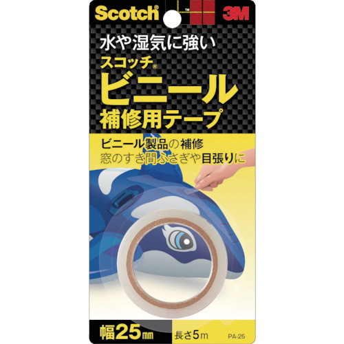 他サイト： 3M スコッチ ビニール補修用テープ 25.4mm×5.08m(代引不可)の商品画像