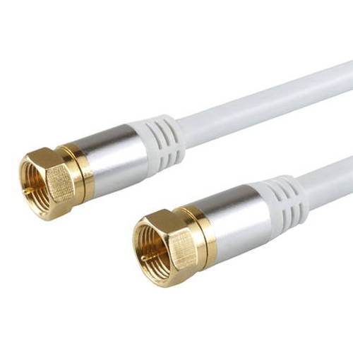 他サイト： HORIC ホーリックアンテナケーブル 1m ホワイト アルミヘッド 両側ネジ式コネクタ AC10-365WH(代引不可)【メーの商品画像
