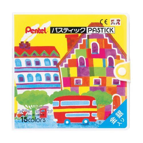 他サイト： ぺんてる パスティック 15色 1 個 GC1-15 文房具 オフィス 用品の商品画像