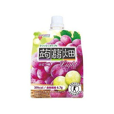 他サイト： クラッシュタイプの蒟蒻畑ライト ぶどう 150g 124401941の商品画像
