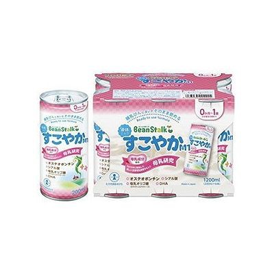 他サイト： ビーンスターク 液体ミルク すこやかM1(200mL)×6本 012408451【送料無料】の商品画像