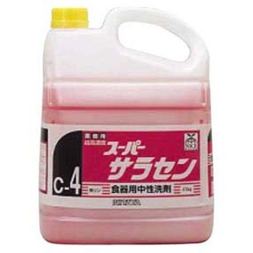 他サイト： ニイタカ スーパーサラセン 4kg (中性洗剤高濃度タイプ) JSV37【送料無料】の商品画像