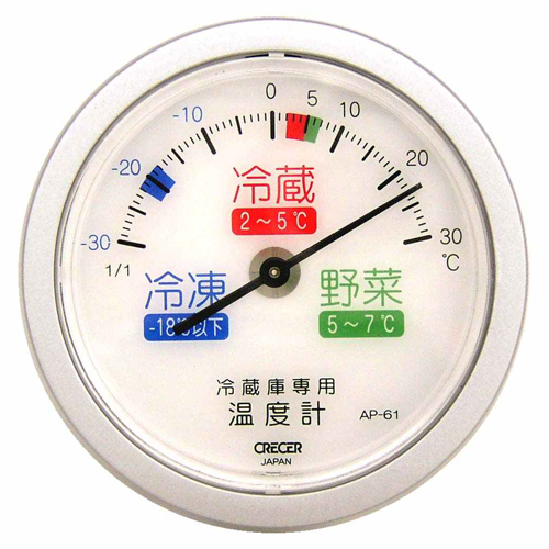 他サイト： CRECER・冷蔵庫用温度計・AP-61 大工道具:測定具:温度計・他の商品画像