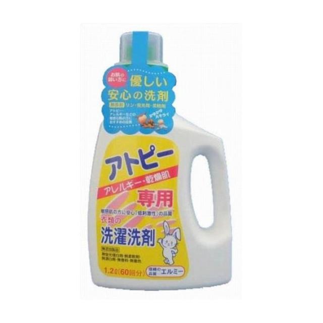 他サイト： コーセー エルミー アトピー衣類の洗濯洗剤 1200ml 日用品 日用消耗品 雑貨品(代引不可)の商品画像