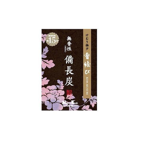 日本香堂 香結び 無香性備長炭ミニ 線香60g