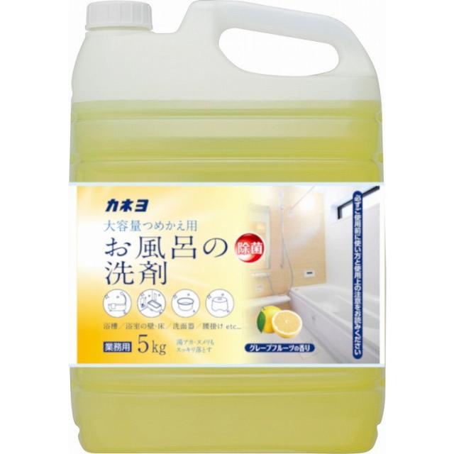 他サイト： 【単品1個セット】 おふろの洗剤 5kg カネヨ石鹸(代引不可)の商品画像