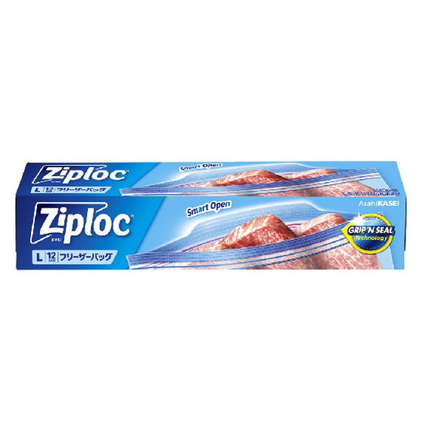 他サイト： 【単品1個セット】ジップロック フリーザーバッグ L12枚 旭化成ホームプロダクツ(株)(代引不可)の商品画像