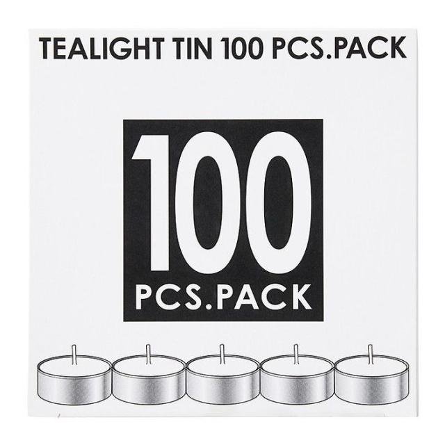 他サイト： 【単品1個セット】 NEWティーライトティン100個入 カメヤマ株式会社(代引不可)【送料無料】の商品画像