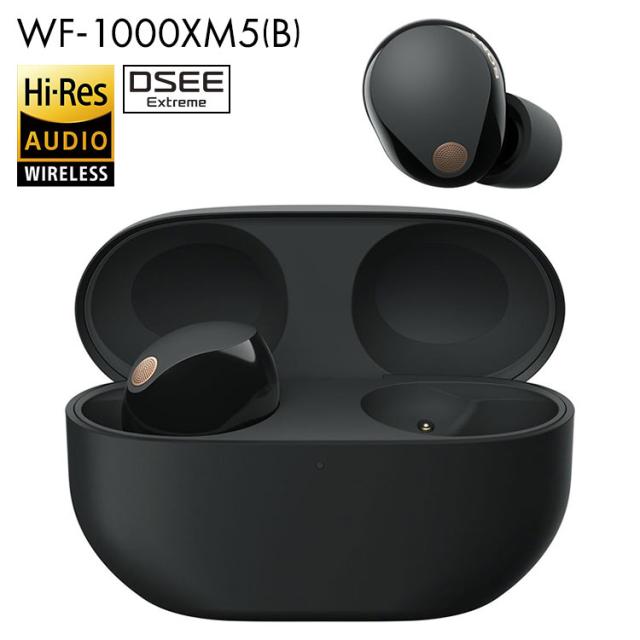 SONY ワイヤレス ステレオヘッドセット WF-1000XM5 ブラック ： 通販 