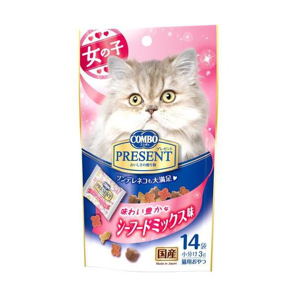 他サイト： 日本ペットフード コンボPおやつ女の子シーフードM 42gの商品画像