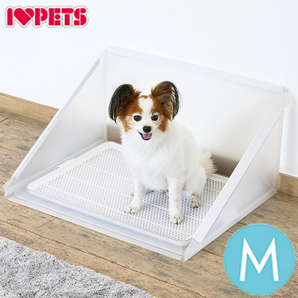 他サイト： ボンビアルコン ペットレークリアメッシュ&プラスクリーン M セット ワイドサイズのシーツ対応 犬用トイレ 飛び散り防止 飛散防の商品画像