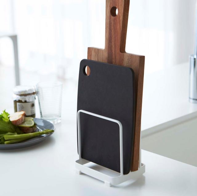 他サイト： 山崎実業 まな板スタンド プレート ホワイトの商品画像