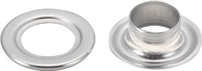 他サイト： TRUSCO 両面ハトメ アルミ 8mm 400組入【THP-A8】(ファスニングツール・ハトメ)の商品画像