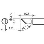 他サイト： グット 替こて先 4.5K【RX-80HRT-4.5K】(はんだ・静電気対策用品・ステーション型はんだこて)の商品画像