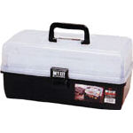 他サイト： IRIS 小物ケース マイキット 370×200×180 ブラック【37-B】(工具箱・ツールバッグ・樹脂製工具箱)の商品画像