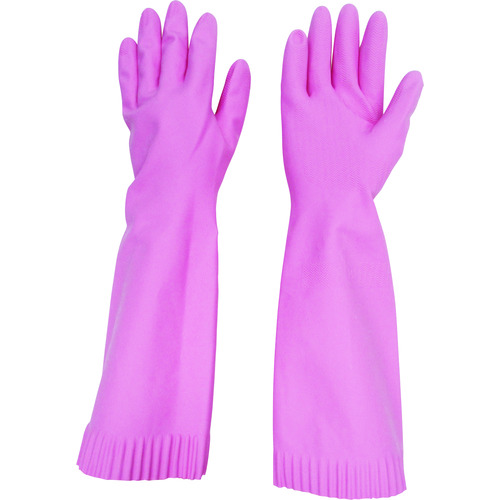 他サイト： トワロン トワローブ天然ゴムあつ手ロング ピンク M 215PMの商品画像