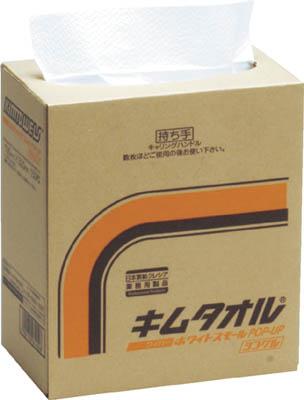 他サイト： クレシア キムタオル ホワイト スモールポップアップシングル【61450】(清掃用品・ウエス)の商品画像