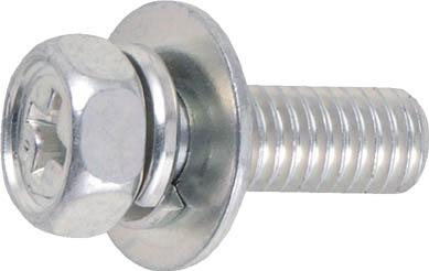 他サイト： TRUSCO 組込ボルト アブセットP−3 三価白 サイズM8X30 8本入【B768-0830】(ねじ・ボルト・ナット・六角ボの商品画像