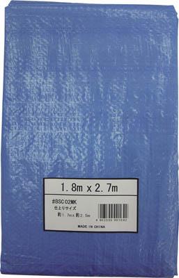 他サイト： ユタカ 薄手ブルーシート 1.8m×2.7m【BSC-02MK】(シート・ブルーシート)の商品画像