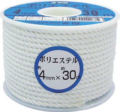 他サイト： ユタカ ロープ ポリエステルロープボビン巻 5mm×30m【RS-3】(ロープ・ひも・ロープ)の商品画像