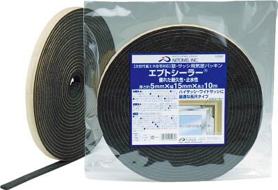 他サイト： ニトムズ 窓・サッシ用気密パッキン5X15X10【G0081】(テープ用品・気密防水テープ)の商品画像
