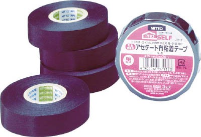 他サイト： ニトムズ アセテート布粘着テープ19X2【J7112】(テープ用品・特殊用途テープ)の商品画像