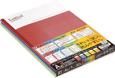 他サイト： ナカバヤシ スイングロジカルノート5P A罫【B501A-5P】(OA・事務用品・文具)の商品画像