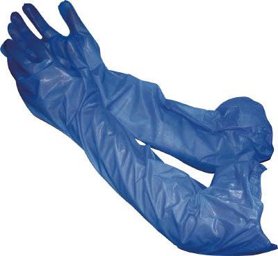 他サイト： エステー NO944ポリエチレン使い切り手袋ロングタイプ30枚入ブルー【NO944B】(作業手袋・使い捨て手袋)の商品画像