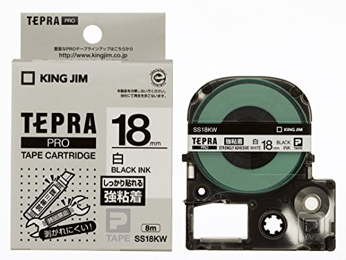 他サイト： キング テープカートリッジ キョウネン シロ (SS18KW)の商品画像