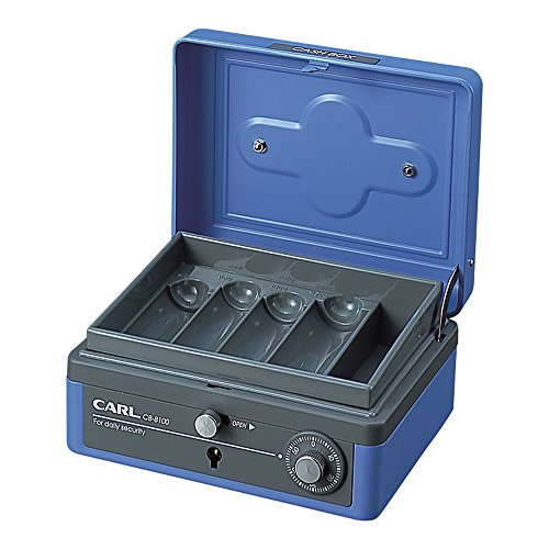 他サイト： カール キャッシュボックス青 (CB-8100-B)の商品画像