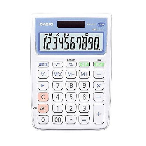 他サイト： カシオ 抗菌電卓 ミニジャストタイプ 10桁 MW-102CL-Nの商品画像