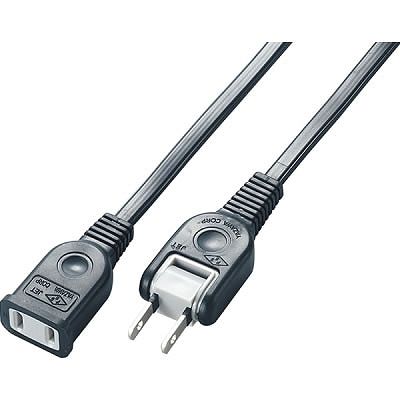 他サイト： YAZAWA(ヤザワ) 耐トラ付延長コード 2m 1個口 黒 (Y02102BK)の商品画像