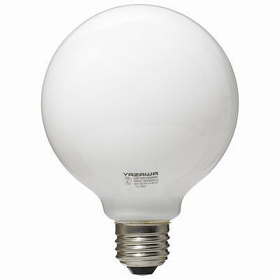 他サイト： YAZAWA(ヤザワ) ボール電球60W形ホワイト GW100V57W95の商品画像