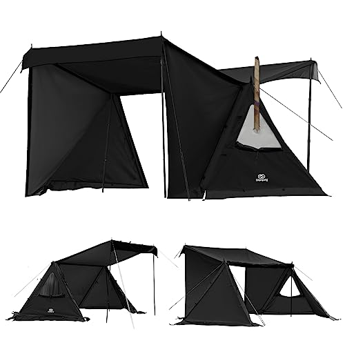 他サイト： GOGlamping G・G PUP 2.0パップテントTC 1人用 メッシュ/耐熱シート三角窓 ソロテント ポリコットンテントの商品画像