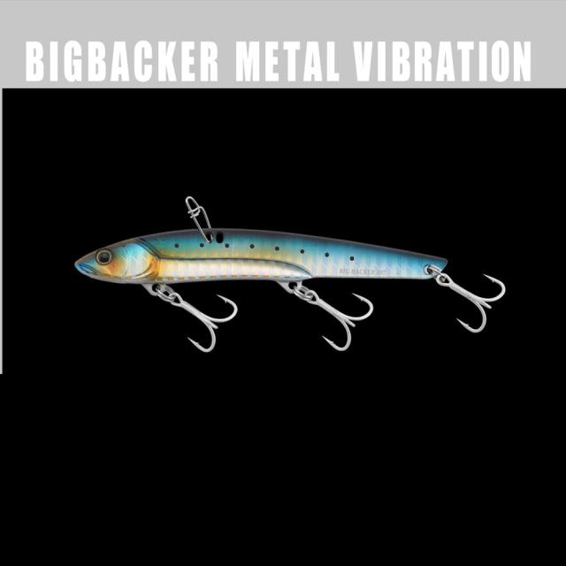 他サイト： ビッグバッカー107HW 送料無料 イワシ ボーダーホロ 35g  メタル バイブレーション ショアジギング サゴシ ハマチ メの商品画像
