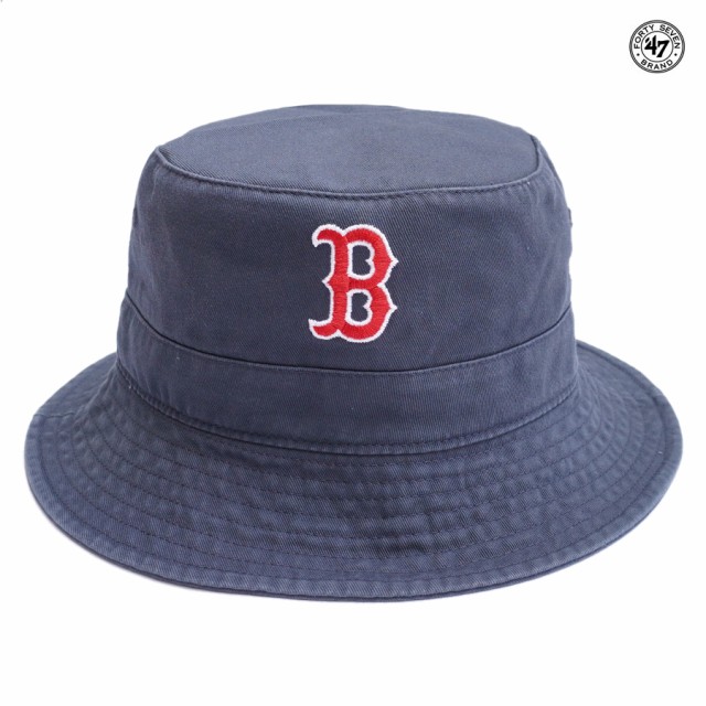 47 バケットハット ボストンレッドソックス ロゴ シンプル バケハ 帽子 ...