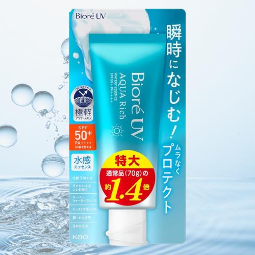 他サイト： ビオレUV アクアリッチ ウォータリーエッセンス 100g 日焼け止め SPF50 4901301450180 #の商品画像