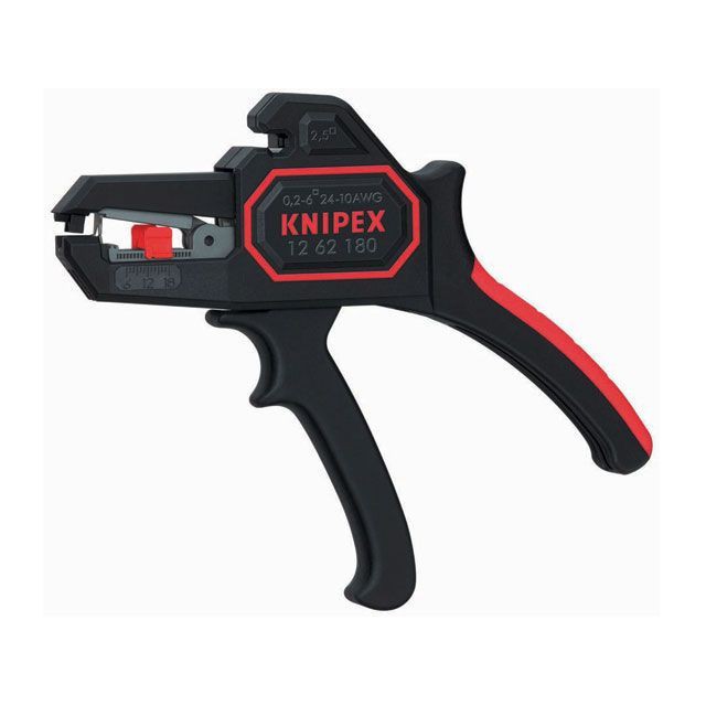 他サイト： クニペックス 1262-180 自動ワイヤーストリッパー 0.2-6.0(SB) KNIPEX バイク 車 自動車 自転車の商品画像