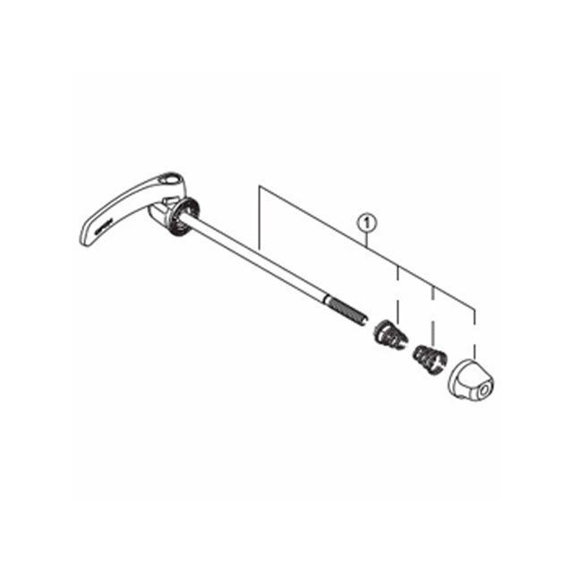 他サイト： シマノ(自転車) Y49298010 WH-6800 クイック組 133mm SHIMANO 自転車の商品画像