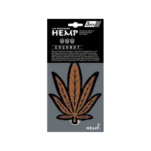他サイト： ヘンプ 3Pエアフレッシュナーココナッツ【NAX052003】 HEMP 車 自動車の商品画像