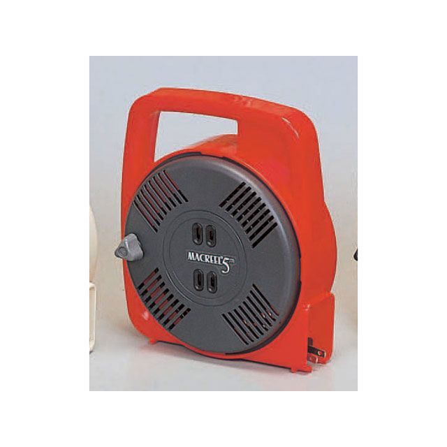 他サイト： ハタヤ MS-5-R マックリール 5M(レッド) HATAYAの商品画像