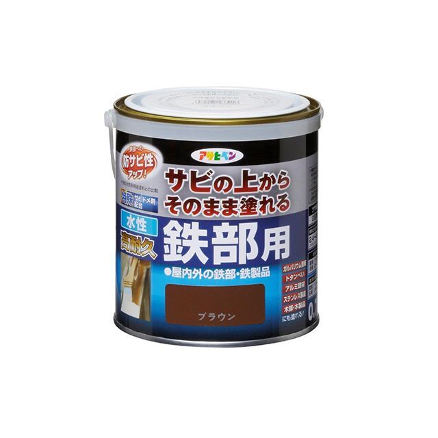 他サイト： アサヒペン 水性高耐久鉄部用 0.7L(ブラウン) asahipen 日用品の商品画像