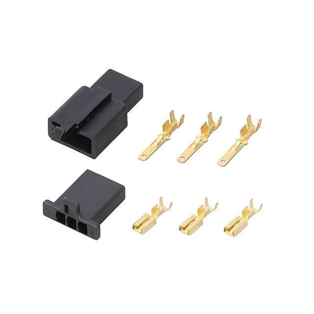 他サイト： キタコ 汎用 コネクターSET 110型タイプ 3極(オス/メス)1SET KITACO バイクの商品画像