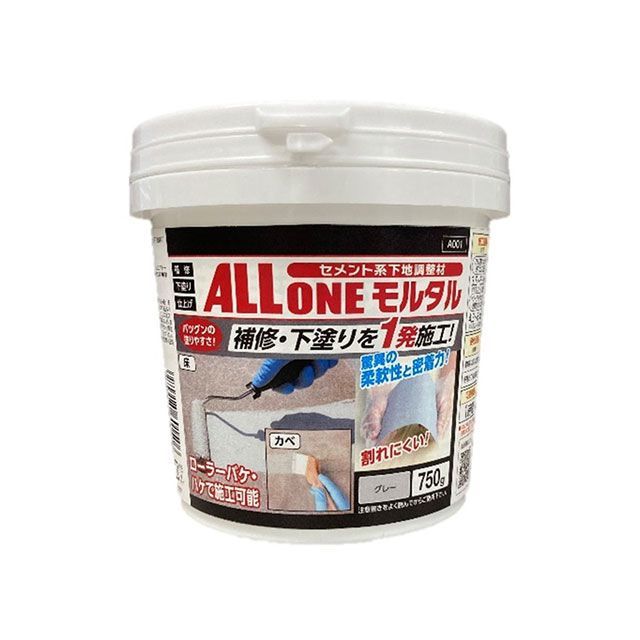 他サイト： アサヒペン アサヒペン オールワンモルタル 750g グレー asahipenの商品画像