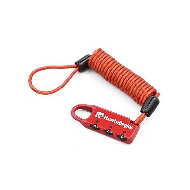 他サイト： ヘンリービギンズ コンパクトダイヤルロック カールコード DLK120R(レッド) HenlyBeginsの商品画像
